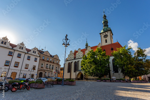 Konstfotografi City of Tabor. South Bohemia