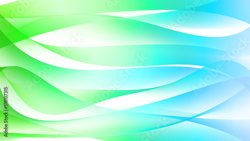 background wave abstract green and blue light gradient