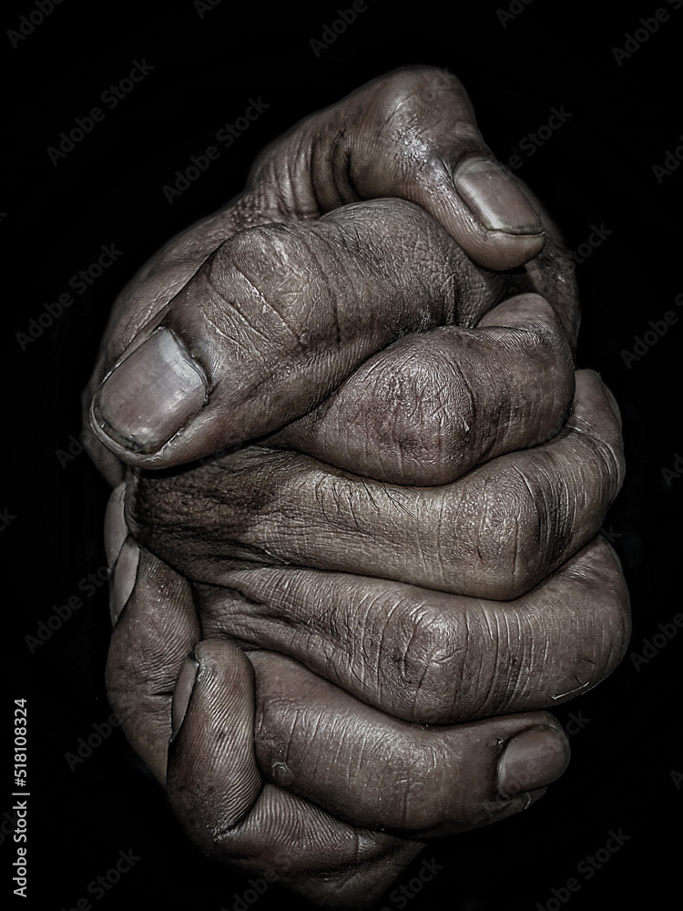 hands of the old person hands of the old person