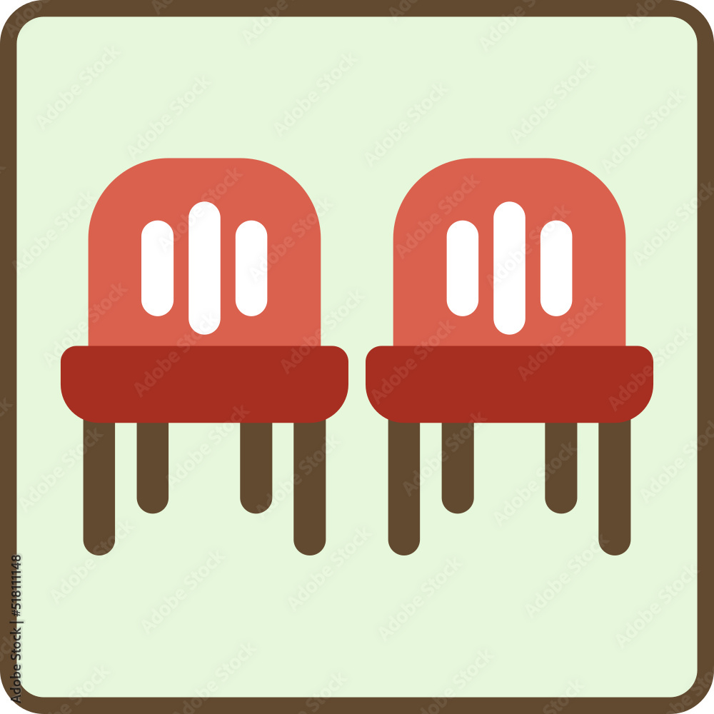 Obraz premium Waiting Room Icon