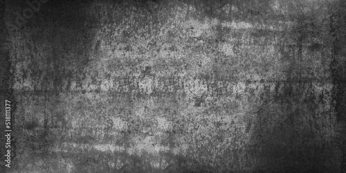Black gray grey scratched damaged old rustic stone cement concrete plaster facade texture background