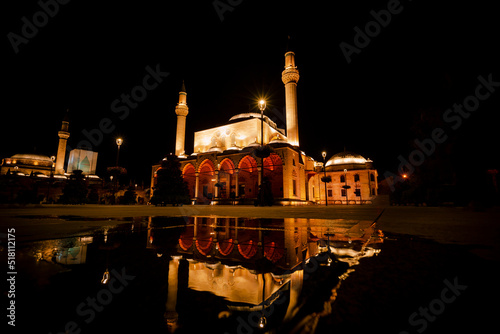 konya selimiye mosque night photo