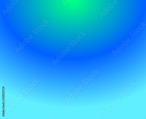 Abstract gradient bright color (Green and Blue) for your background.