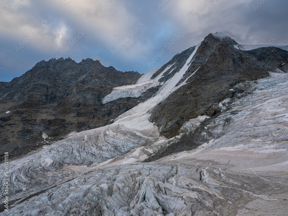 Vista del Glaciar de Gran Paradiso Vista del Glaciar de Gran Paradiso