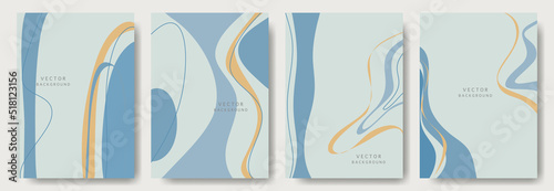 Abstract background various shapes set up. Ideal for cover, poster, business card, flyer,  brochure,magazine first page,social media and other.vector illustration