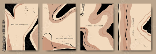 Abstract background various shapes set up. Ideal for cover, poster, business card, flyer,  brochure,magazine first page,social media and other.vector illustration