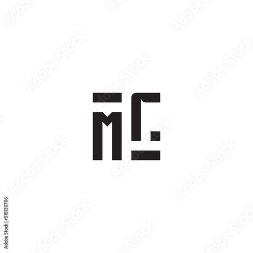 MR retro logo design initial concept high quality logo design