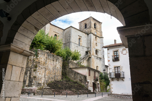 parroquia de San Esteban Protomártir, Vera de Bidasoa, comunidad foral de Navarra, Spain photo