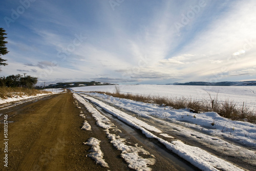 Snow covered Drakensbergen  South-Africa