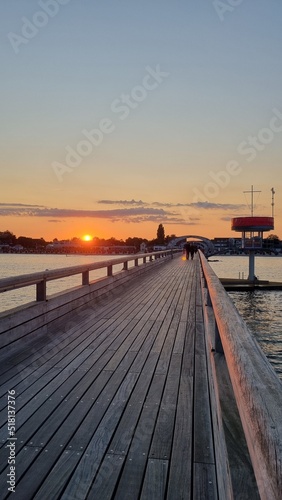 Sonnenuntergang auf der Seebrücke © Thomas