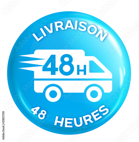Icône Commerce en ligne - Livraison en 48 heures