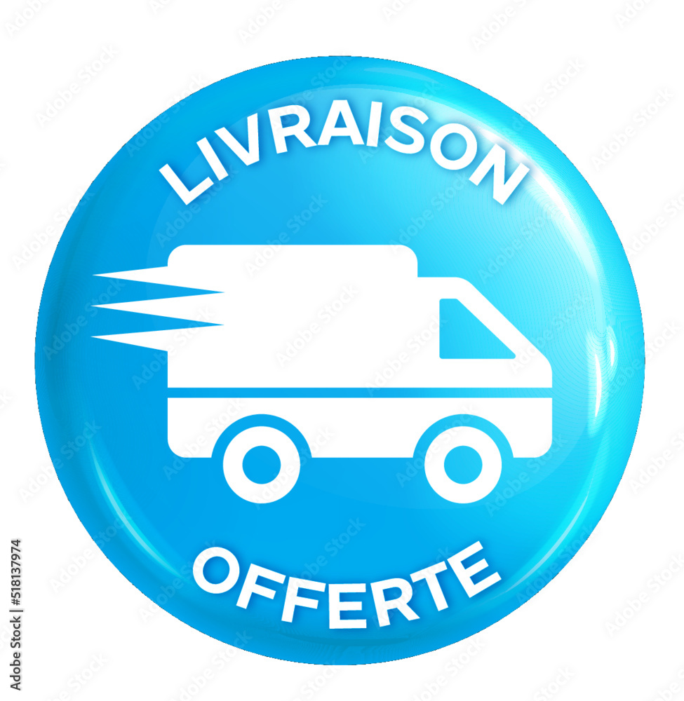 Icône Commerce en ligne - Livraison offerte Icône Commerce en ligne - Livraison offerte