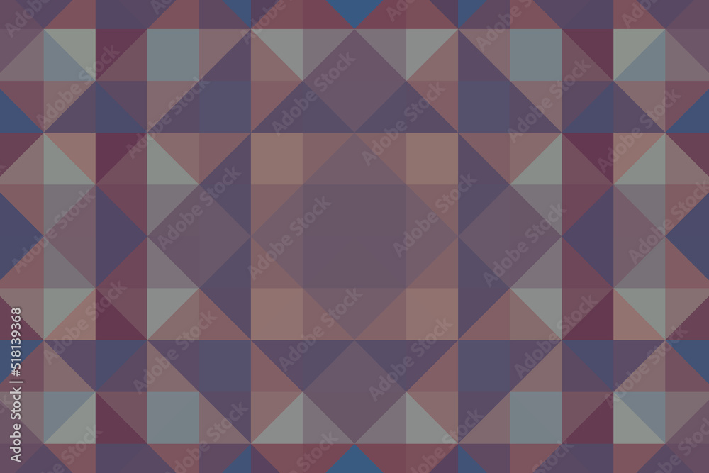 Fototapeta premium Abstract triangular pixelation. Multi-colored texture. Mosaic pattern consisting of triangles.