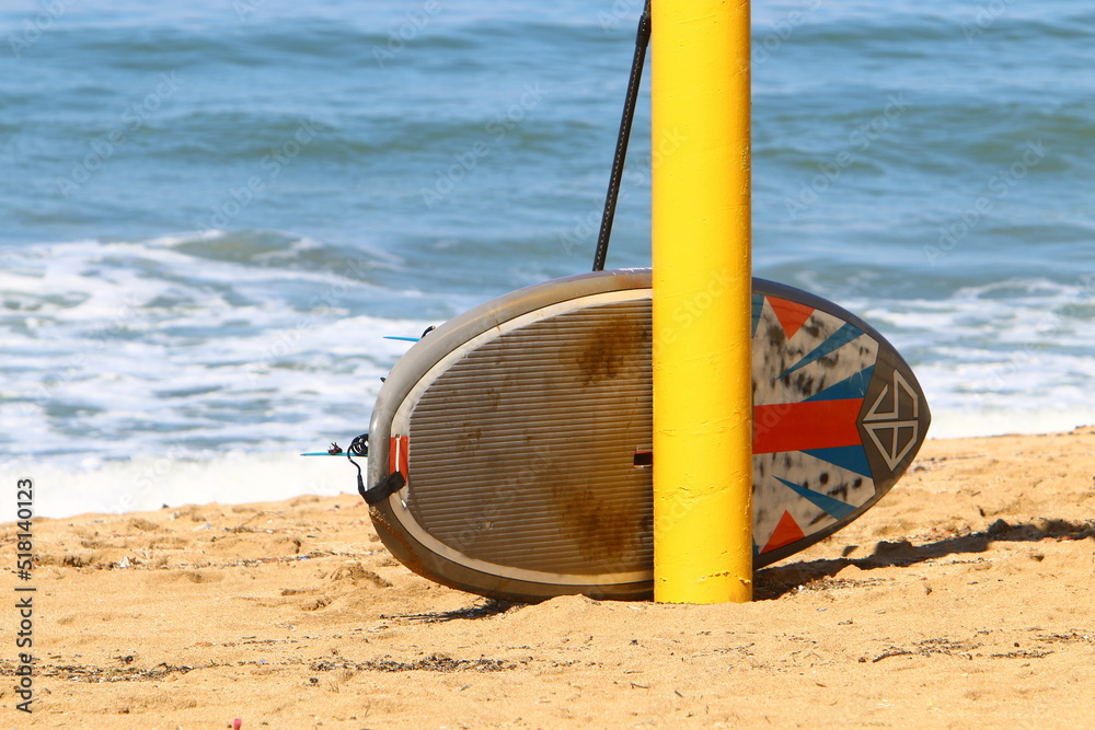 Sports equipment and equipment in a city park on the Mediterranean coast. Sports equipment and equipment in a city park on the Mediterranean coast.