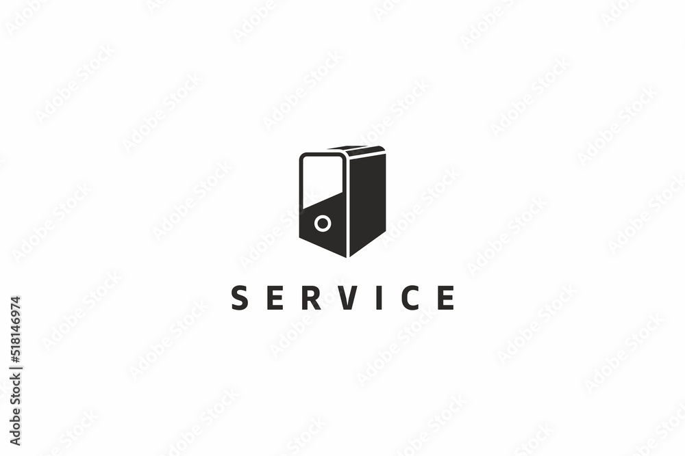 Logo design for computer workshop or service center Logo design for computer workshop or service center