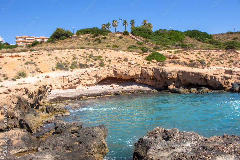 Vega Baja del Segura - Orihuela Costa - Paisajes junto al mar entre Cabo Roig y Campoamor... Agua Marina