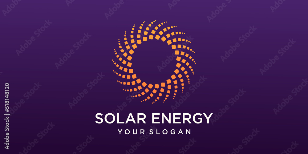Solar Energy logo designs vector, Sun power logo Solar Energy logo designs vector, Sun power logo