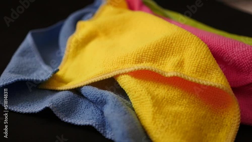 microfiber cleaning cloths, colorful cleaning cloths,