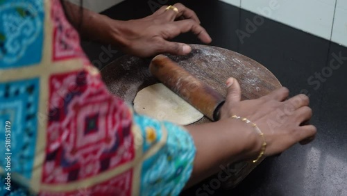 Puranpoli on the occasion of Holi Festival also known as Holige, is an Indian sweet flatbread. Puran puri, Puran poli, Holige, Obbattu, or Bobbattlu, is a traditional Indian sweet. photo
