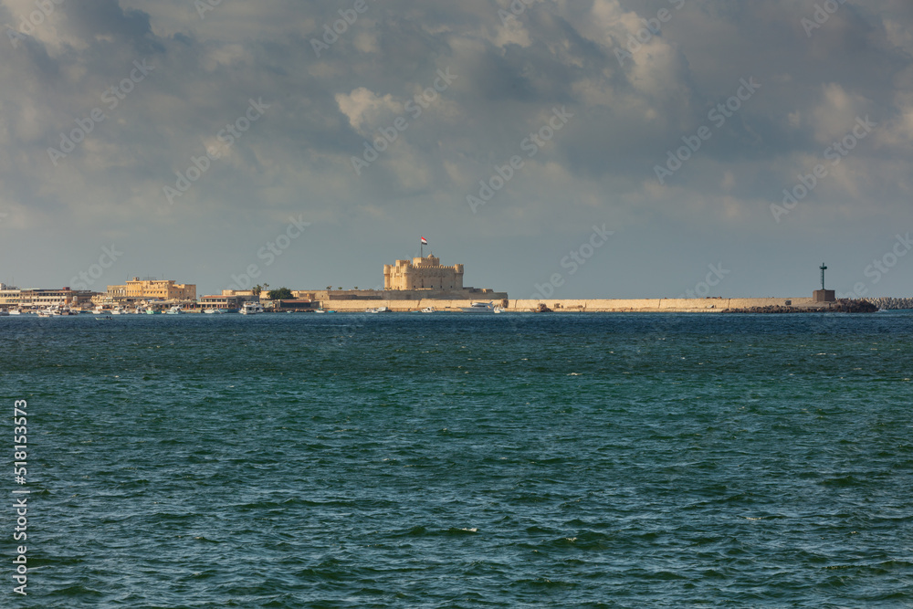 Panoramic view of Alexandria, Egypt.Journey to Alexandria