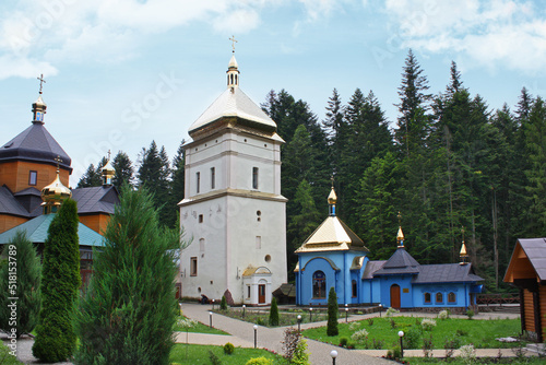 Monastery in Manyava village, Ivano-Frankivsk Region, Ukraine