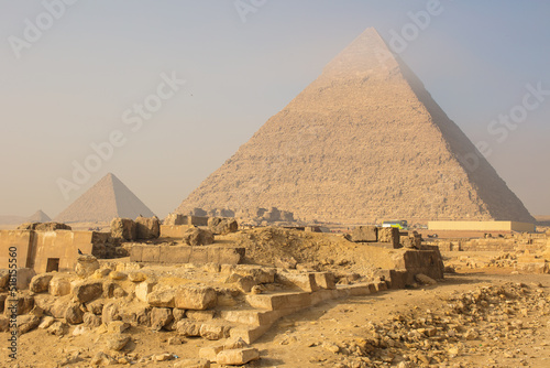 The pyramids at Giza, together with the Sphinx and smaller tombs, are among the most significant attractions in the world