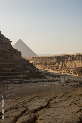 The pyramids at Giza  together with the Sphinx and smaller tombs  are among the most significant attractions in the world