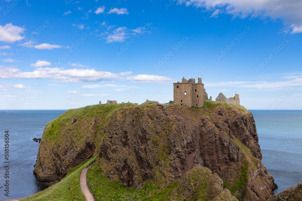 Ein Blick auf Dunnottar Castle in Schottland