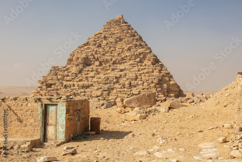 The pyramids at Giza  together with the Sphinx and smaller tombs  are among the most significant attractions in the world