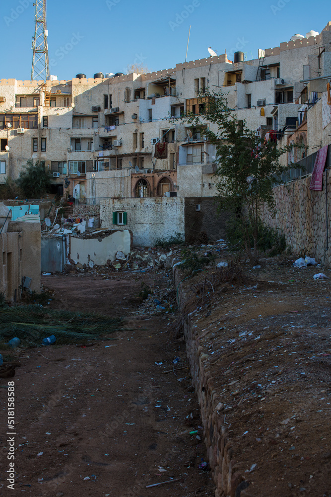 Terrible and squalid living conditions in Egypt.