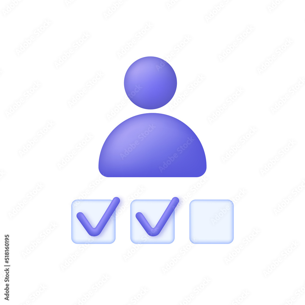 The concept of choosing an employee or staff, hiring or hiring employees. Job interview, recruitment agency. Can be used for many purposes. Trendy and modern vector in 3d style. The concept of choosing an employee or staff, hiring or hiring employees. Job interview, recruitment agency. Can be used for many purposes. Trendy and modern vector in 3d style.