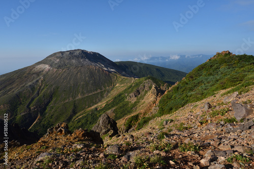 Climbing mountain ridge, Nasu, Tochigi, Japan