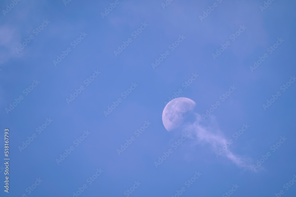Fototapeta premium moon and clouds