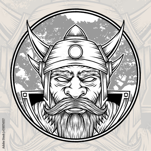 Vintage Lord Viking Illustration