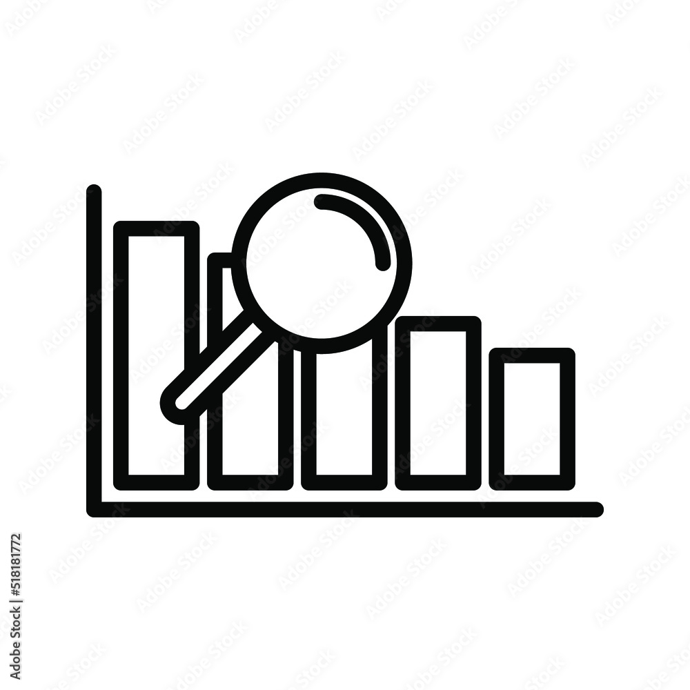 Chart icon. data analysis sign. vector illustration Chart icon. data analysis sign. vector illustration