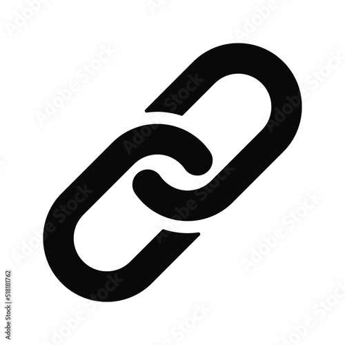 Chain icon. connection sign. vector illustration