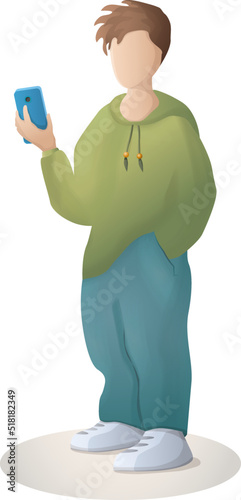 Guy with phone