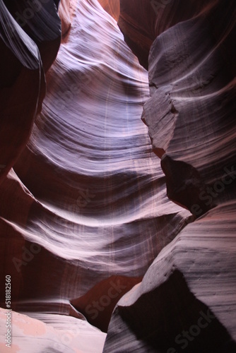 Antelope canyon colorful rock formations