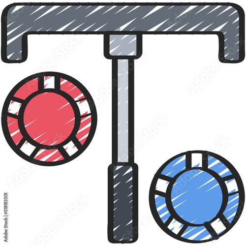Poker Chip Sweap Icon