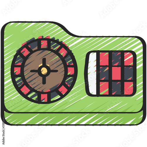 Roulette Table Icon