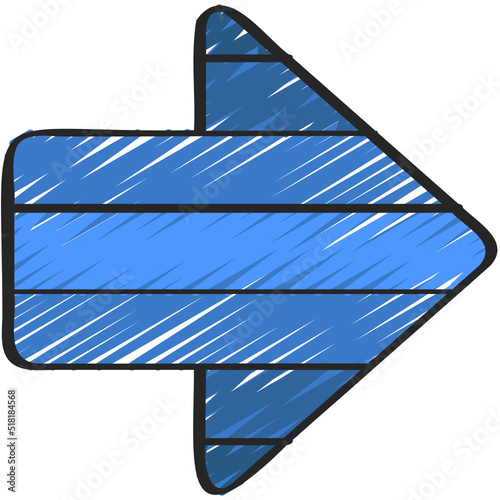 Multi Layered Arrow Icon