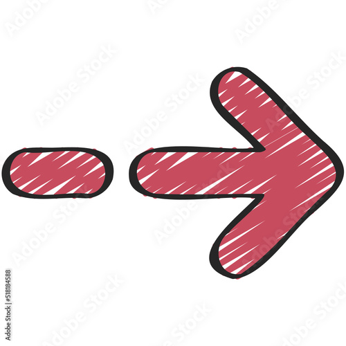 Split Rounded Arrow Icon