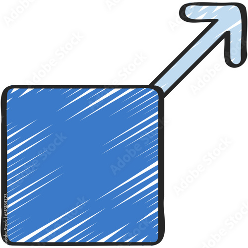 Square With Arrow Icon