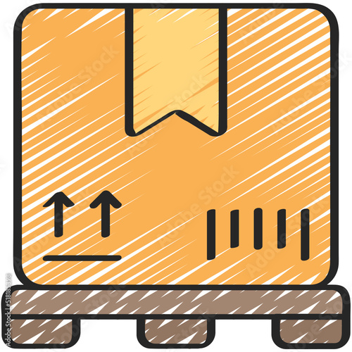 Warehouse Parcel  Icon