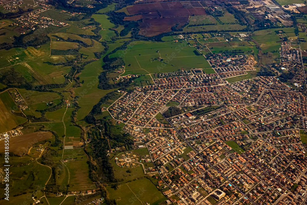 Φωτογραφία Vista aerea di Ardea