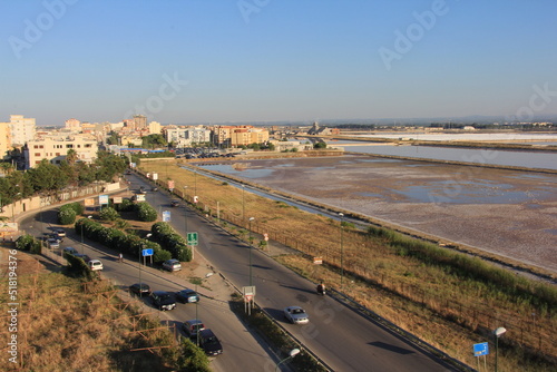 Фотография View of the beach of Margherita di Savoia