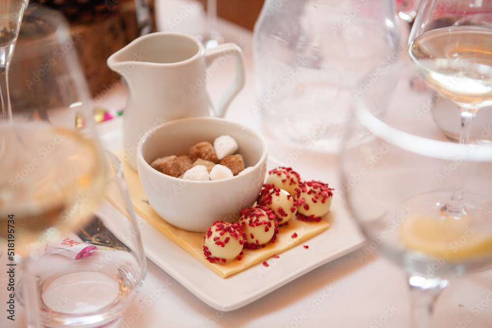 Milk Jug, Sugar & Chocolates Milk Jug, Sugar & Chocolates