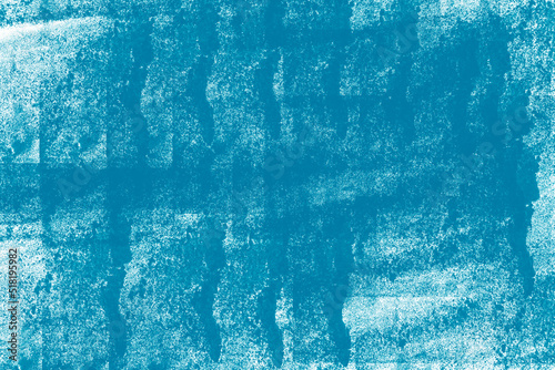 Fondo textura de pinceladas acuarela azul sobre un fondo blanco. Copy space