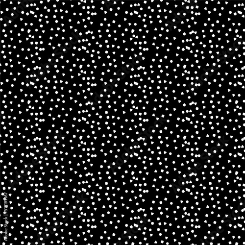 Zen art doodle ornate abstract background. Hand drawn white on black graphic elements. Creative zenart monochrome texture. Random repeat chaotic zentangle surface design. Vector eps illustration