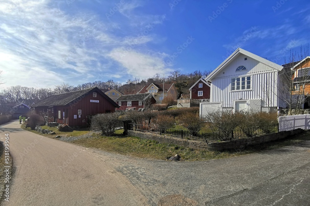 Fototapeta premium village on the island of Branno